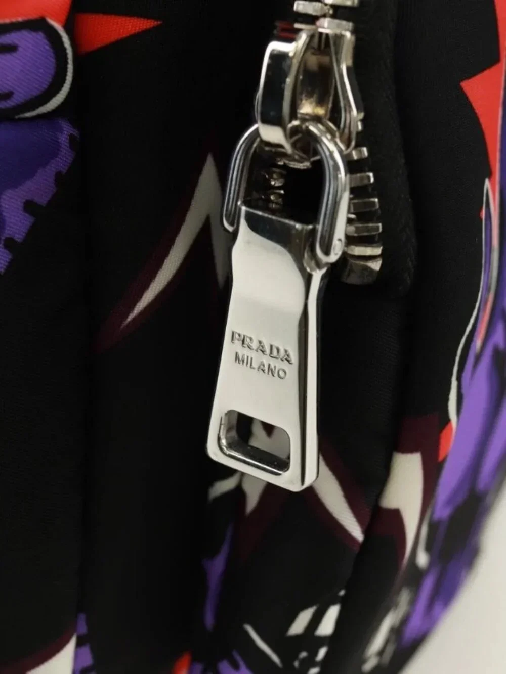 PRADA Universal Studio Collaboration Frankenstein Bag Nylon Purple